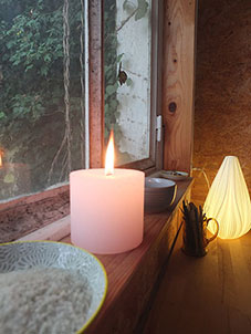 Bougie ambiance zen - cabinet