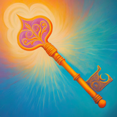 Clé IA Clé illustré énergie - IA